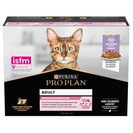 Karma dla kota PURINA Pro Plan Adult Delicate Digestion Indyk (10 x 85 g)