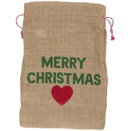 Worek na prezenty SASKA CHRISTMAS  Articasa 23 x 30 cm Zielony