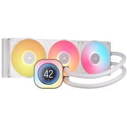 Chłodzenie wodne CORSAIR iCUE Link Titan 360 RX LCD RGB Biały