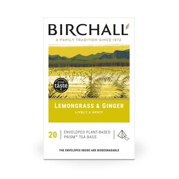 Herbata BIRCHALL Lemongrass & Ginger (20 sztuk)