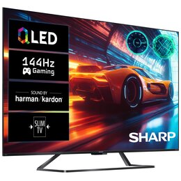 Telewizor SHARP 65GR8765E 65" QLED 4K 144Hz Google TV Dolby Atmos Dolby Vision HDMI 2.1
