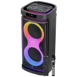 Power Audio MANTA HEKTOR, 160W, Bluetooth, Bateria 8 godzin,Bezprzewodowy mikrofon w zestawie,Wejście USB,Tuner FM