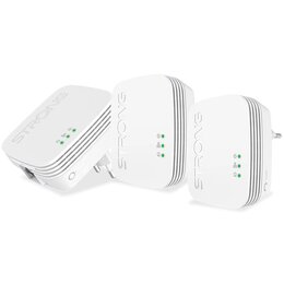 Powerline STRONG 600 Triple Mini 600 Mb/s, Zasięg 300 m (3 szt.)