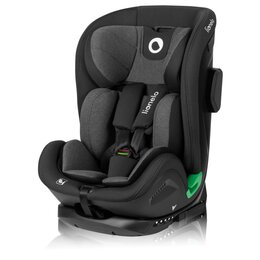 Fotelik samochodowy LIONELO Harper i-Size 76-150 cm (9-36 kg) Czarno-szary