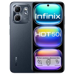 Smartfon INFINIX Hot 50i 4/128GB 6.7" 120Hz Czarny