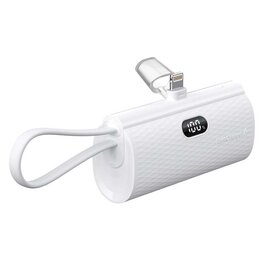 Powerbank FORCELL F-Energy Power Plug F5K3 Lightning 5000mAh 20W Biały