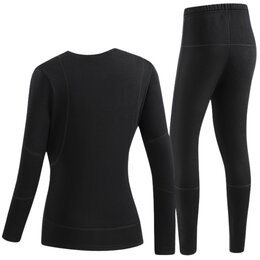 Bielizna podgrzewana MISSION AIR E-Underwear Women Set (rozmiar L) Czarny