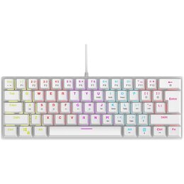 Klawiatura RAMPAGE Plower K60 Biały