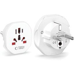 Adapter podróżny TECH-PROTECT Universal Biały