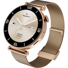 Smartwatch GARETT Rose Różowe złoto Mesh