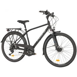 Rower trekkingowy INDIANA X-Road 5.0 M19 28 cali męski Czarno-srebrny