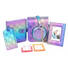 Zestaw akcesoriów LOVEINSTANT 5w1 do Fujifilm Instax Mini 12 Wielokolorowy Holograficzny