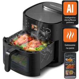 Air Fryer Frytkownica beztłuszczowa AI GÖTZE & JENSEN AF850T by Setti+ WiFi rozpoznawanie potraw i gotowanie na parze