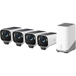 Zestaw kamer EUFY eufyCam S3 Pro Zewnętrzna, Wi-Fi (4 szt.) + Stacja bazowa