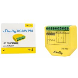 Sterownik LED SHELLY Plus RGBW PM