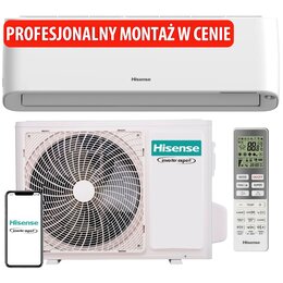 Klimatyzator Split, Pompa ciepła powietrze - powietrze HISENSE Energy Pro+ QE25XV0EG z usługą montażu