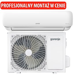Klimatyzator Split, Pompa ciepła powietrze - powietrze GORENJE Pandora PAN26IN KG PAN26OUT2 KG z usługą montażu