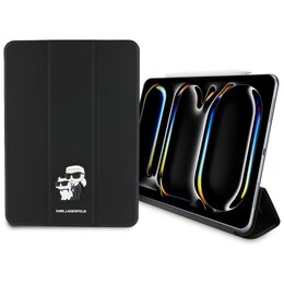 Etui na iPad Pro 11 cali KARL LAGERFELD Saffiano Magnetic Karl&Choupette Czarny