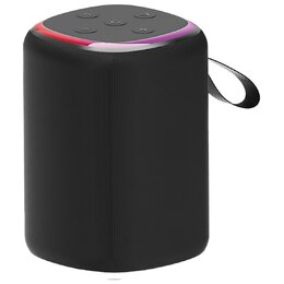 Głośnik mobilny GEMBIRD SPK-BT-LED-08S Czarny