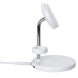 Ładowarka indukcyjna SBS 3w1 15W Biały MagSafe