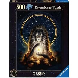 Puzzle RAVENSBURGER Świecące w ciemności Lew 12000480 (500 elementów)