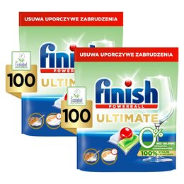 Kapsułki do zmywarki FINISH Ultimate 0% - 200 szt.