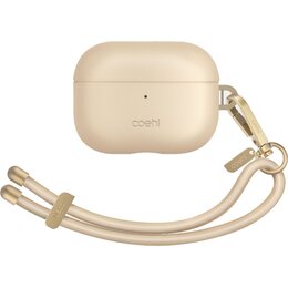 Etui na słuchawki UNIQ Coehl Haven do Apple AirPods Pro 2 Kremowy