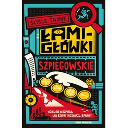 Książka z zadaniami Ściśle tajne łamigłówki szpiegowskie (miękka okładka)