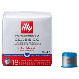 Kapsułki ILLY Iperespresso Lungo (18 szt.)