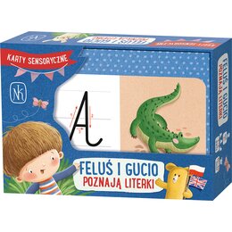 Gra edukacyjna NASZA KSIĘGARNIA Feluś i Gucio poznają literki