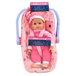 Lalka DOLLS WORLD Isabella w nosidełku 016-78110