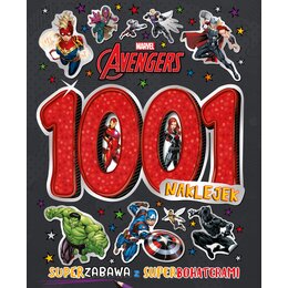 Książka z naklejkami Marvel Avengers 1001 naklejek (miękka okładka) (miękka okładka)