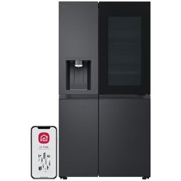 Lodówka LG GSXE90EVAD Side by Side 179cm Czarna NatureFresh