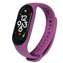 Pasek DEVIA Deluxe Sport do Xiaomi Mi Band 5/Mi Band 6/Mi Band 7 Fioletowy