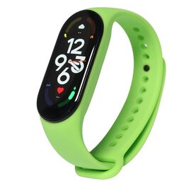 Pasek DEVIA Deluxe Sport do Xiaomi Mi Band 5/Mi Band 6/Mi Band 7 Zielony