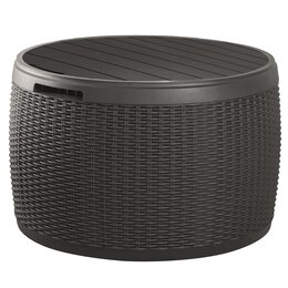 Skrzynia ogrodowa KETER Circa Rattan 140 L Brązowy