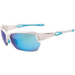 Okulary rowerowe KROSS Femi Line T4COK000030WHGR Biało-niebieski
