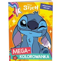 Kolorowanka Disney Stitch Megakolorowanka z naklejkami (miękka okładka)