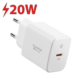 Ładowarka sieciowa SPIGEN Essential EE201EU 20W Biały