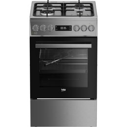Kuchnia BEKO FSMT51339DXDT Termoobieg, Wok, Rożen, Prowadnice teleskopowe