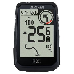 Licznik rowerowy SIGMA Rox 4.0 Endurance HR Set Czarny Podświetlany