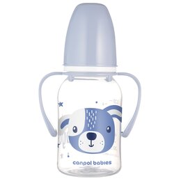 Butelka CANPOL BABIES Cute Animals 120 ml Niebieski