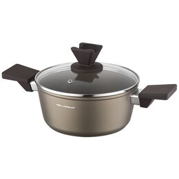 Garnek aluminiowy FLORINA Aston 22 cm Złoty 3L