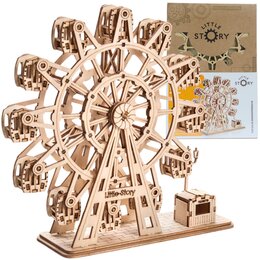 Zabawka drewniana LITTLE STORY 3D Diabelski Młyn (100 elementów)