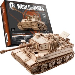 Zabawka drewniana LITTLE STORY World of Tanks 3D Czołg Tiger M1 (1417 elementów)