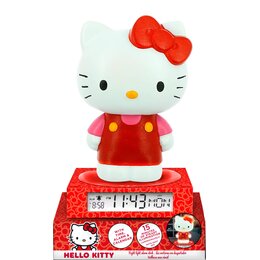 Budzik z lampką nocną KIDS EUROSWAN Hello Kitty 3D HK50198