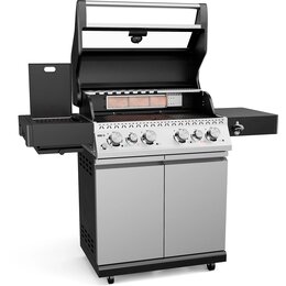 Grill gazowy KOLER Krone S1 Silver 21.6 kW 73 x 46 cm