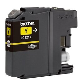 Tusz BROTHER Żółty 3.67 ml LC-121Y