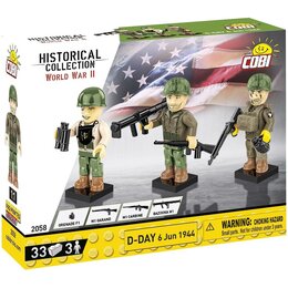 Klocki plastikowe COBI Historical Collection World War II D-Day 6 Jun 1944 COBI-2058