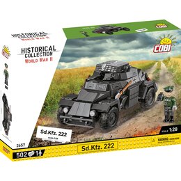 Klocki plastikowe COBI Historical Collection World War II Sd.Kfz. 222 COBI-2657